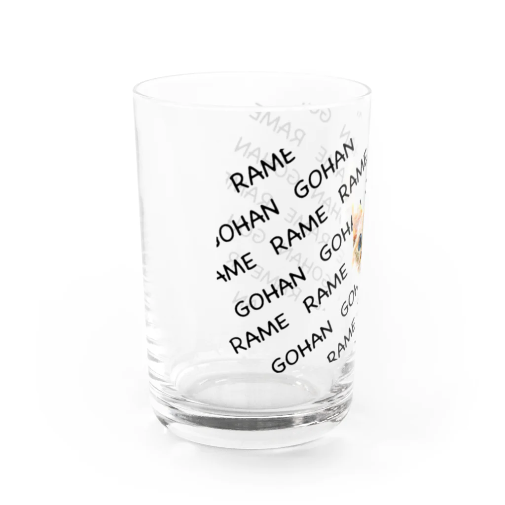 RAMEの水彩画風ラメ&GOHAN Water Glass :left