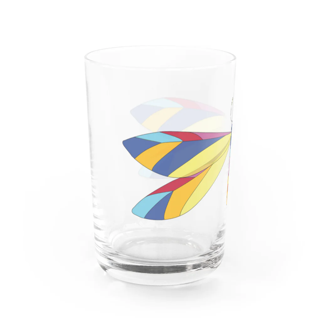 VIETSTAR★１０８のカラフルトンボ Water Glass :left