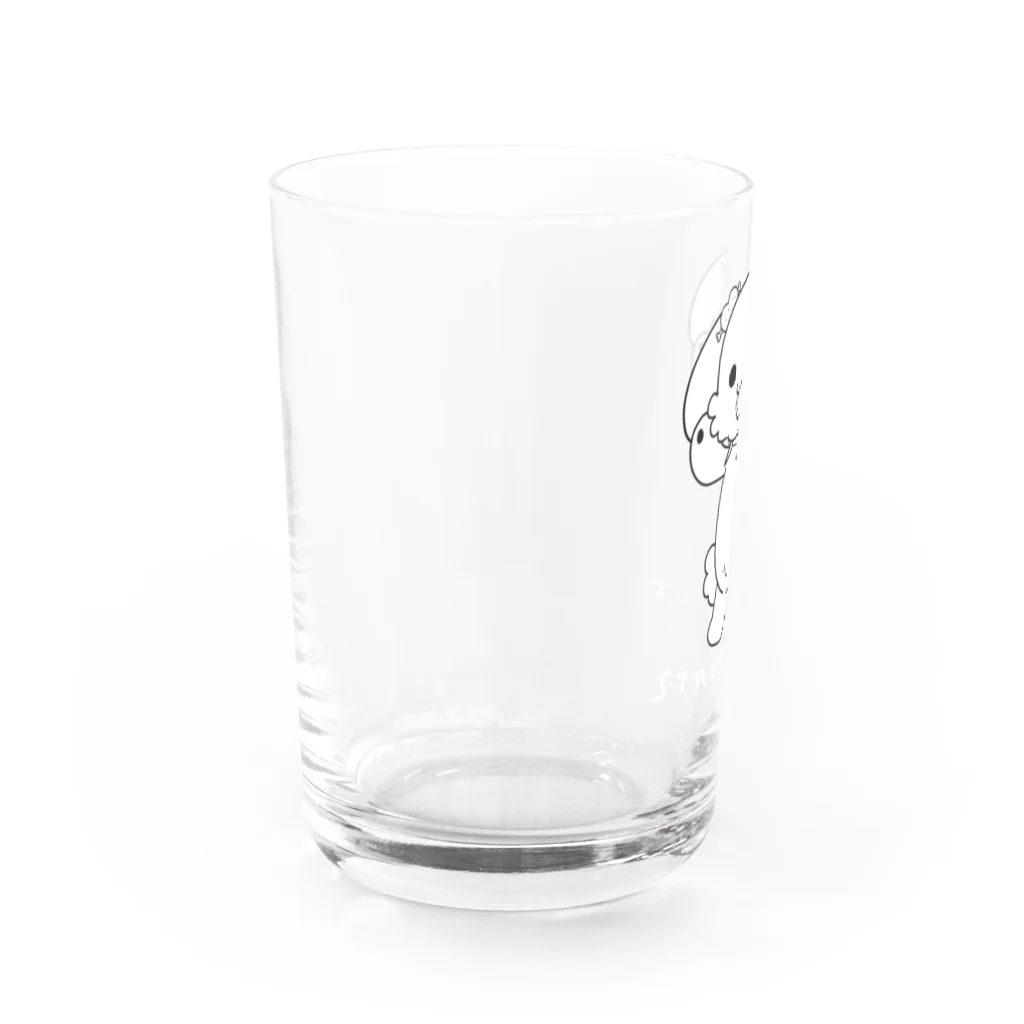 ひらきたのストロングうるふさん Water Glass :left