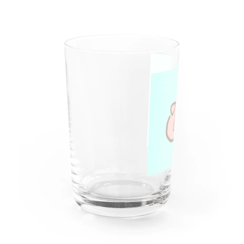 たぬきのこぶたちゃん Water Glass :left