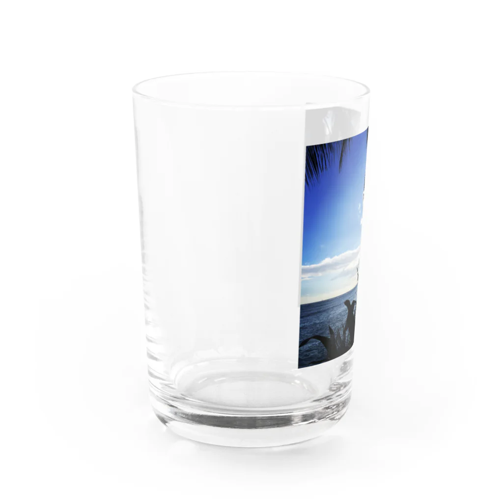 4cookiesのハワイアンサンセット Water Glass :left