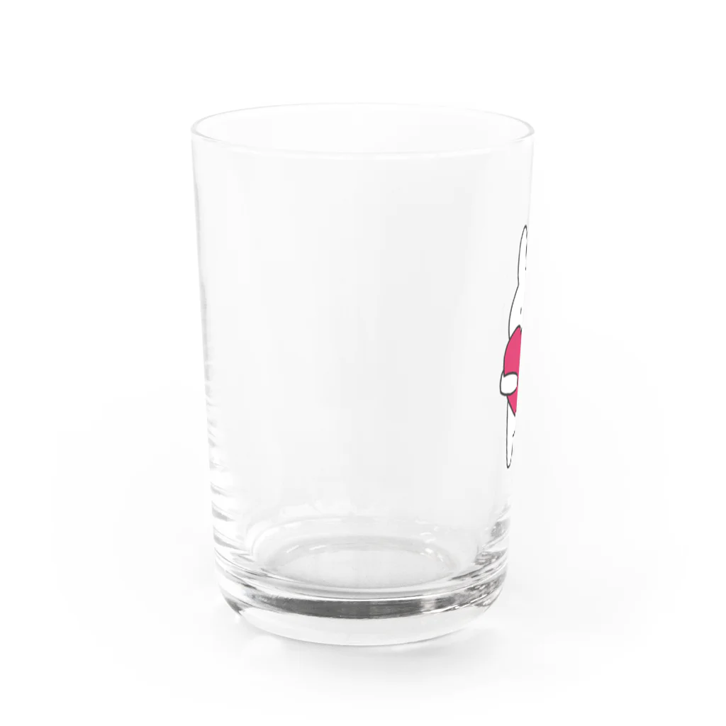 Mengのぎゅっとうさぎちゃん Water Glass :left