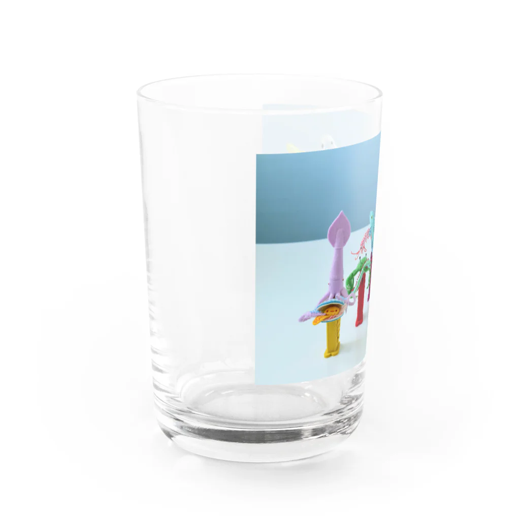 水島ひねのHINEZ 勢揃い Water Glass :left