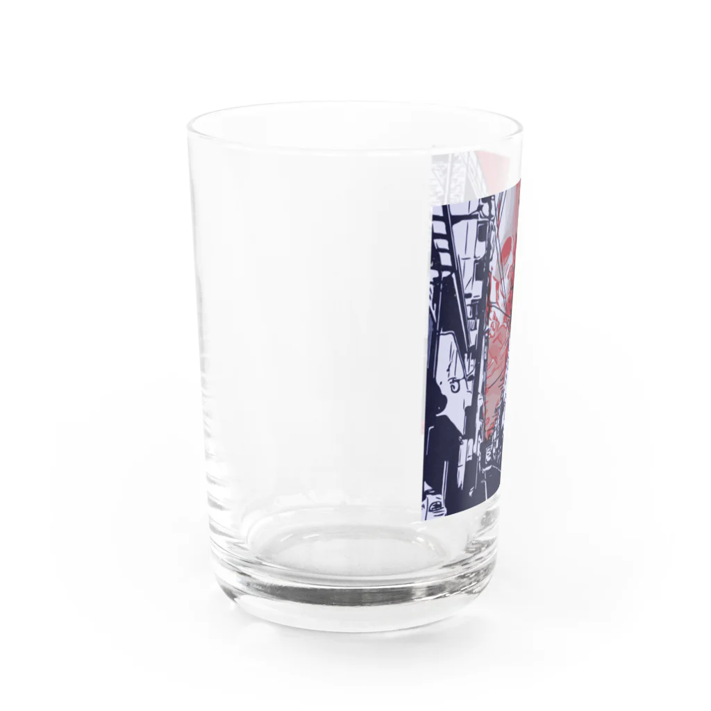 m :)のがしゃどくろ Water Glass :left