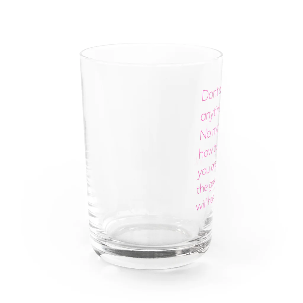 NO POLICY, NO LIFE.のDon't worry anytime. …  Water Glass :left