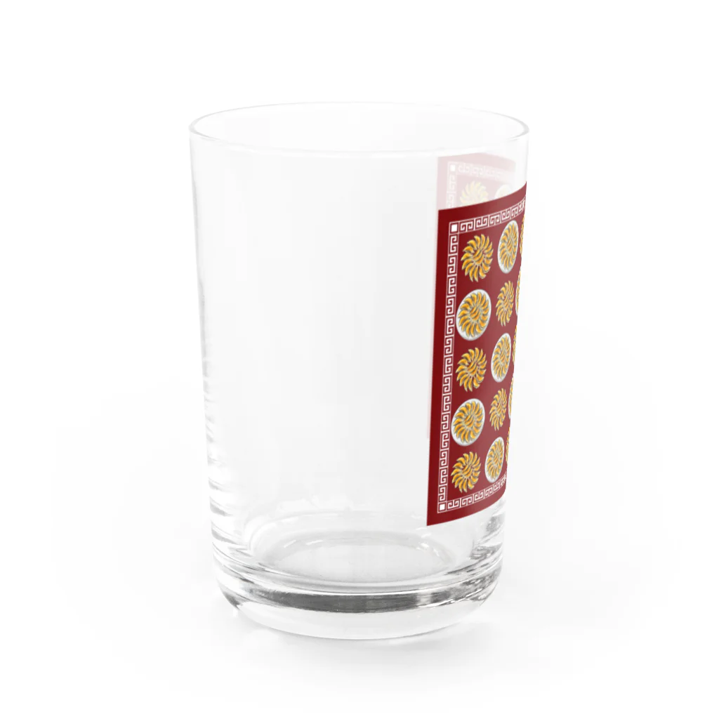 Fondhuの餃子曼荼羅 Water Glass :left