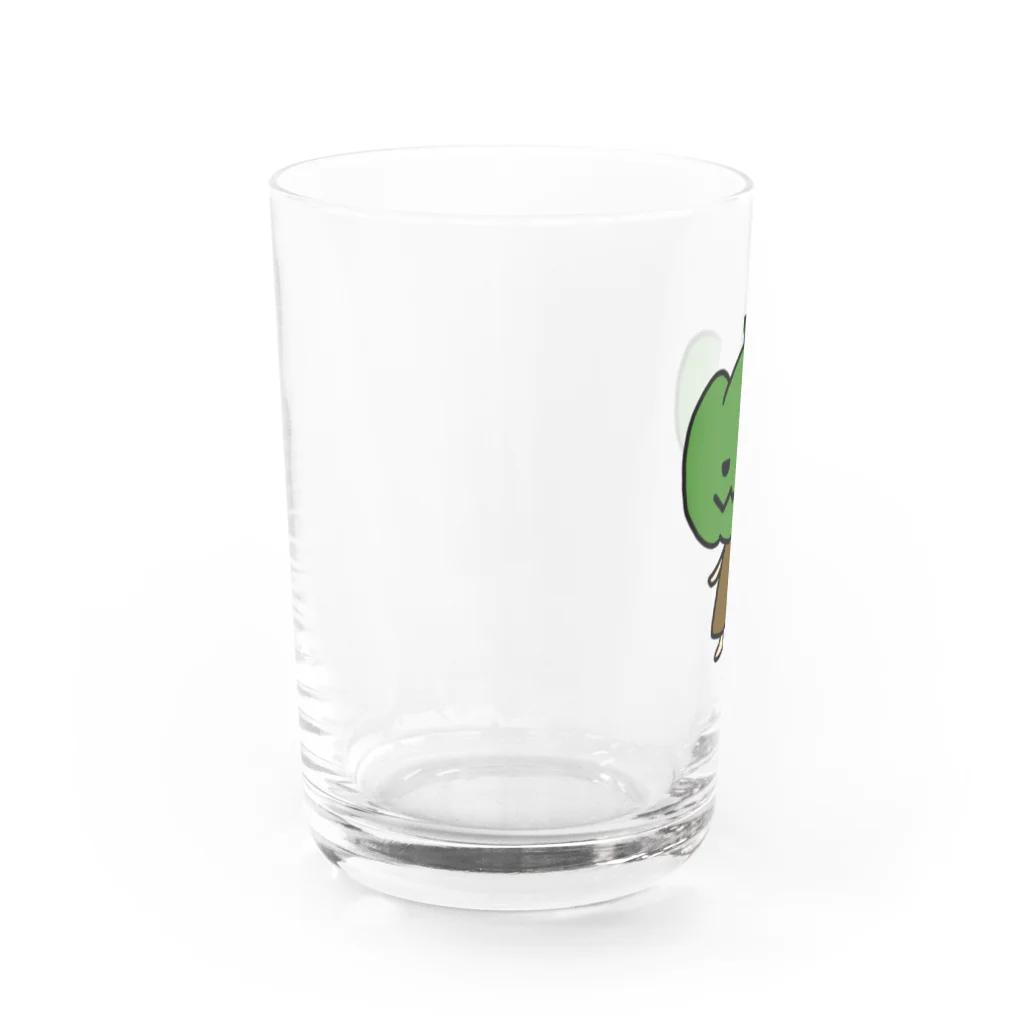 KIKITEKI_LABORATORYの半目ゆるかぼちゃ Water Glass :left