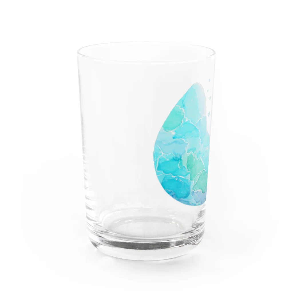 Orsetto.Kana.Artのしぶき Water Glass :left