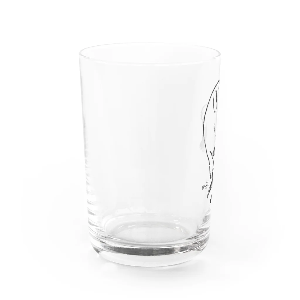 あらいきりこのとんでるニセおばけ Water Glass :left