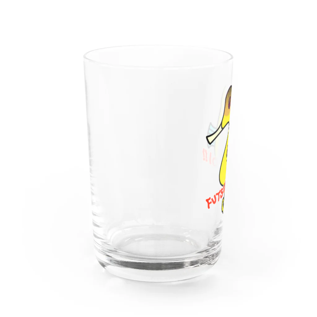 ぐずぐず夫の店の二日酔いのタツノオトシゴジジイ Water Glass :left