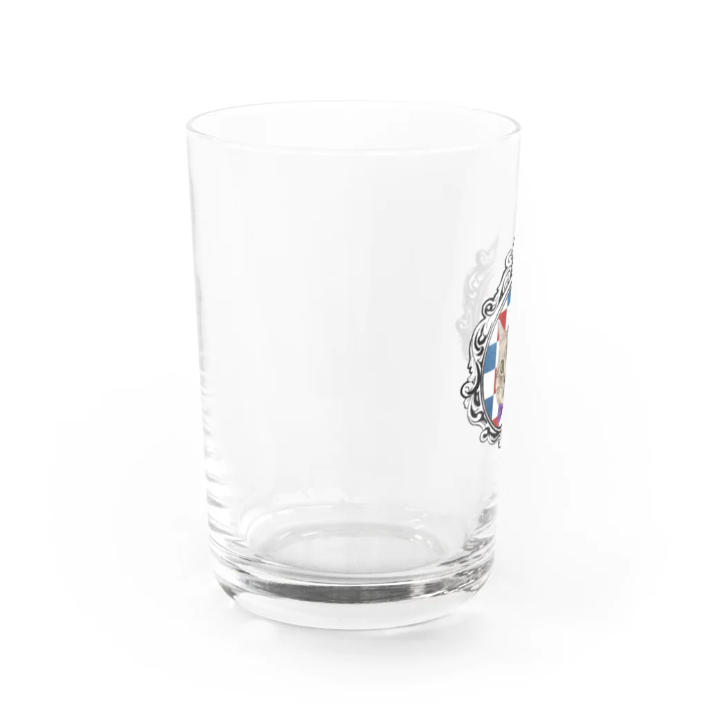 虹色にゃんこのおめかし小次郎くん Water Glass :left