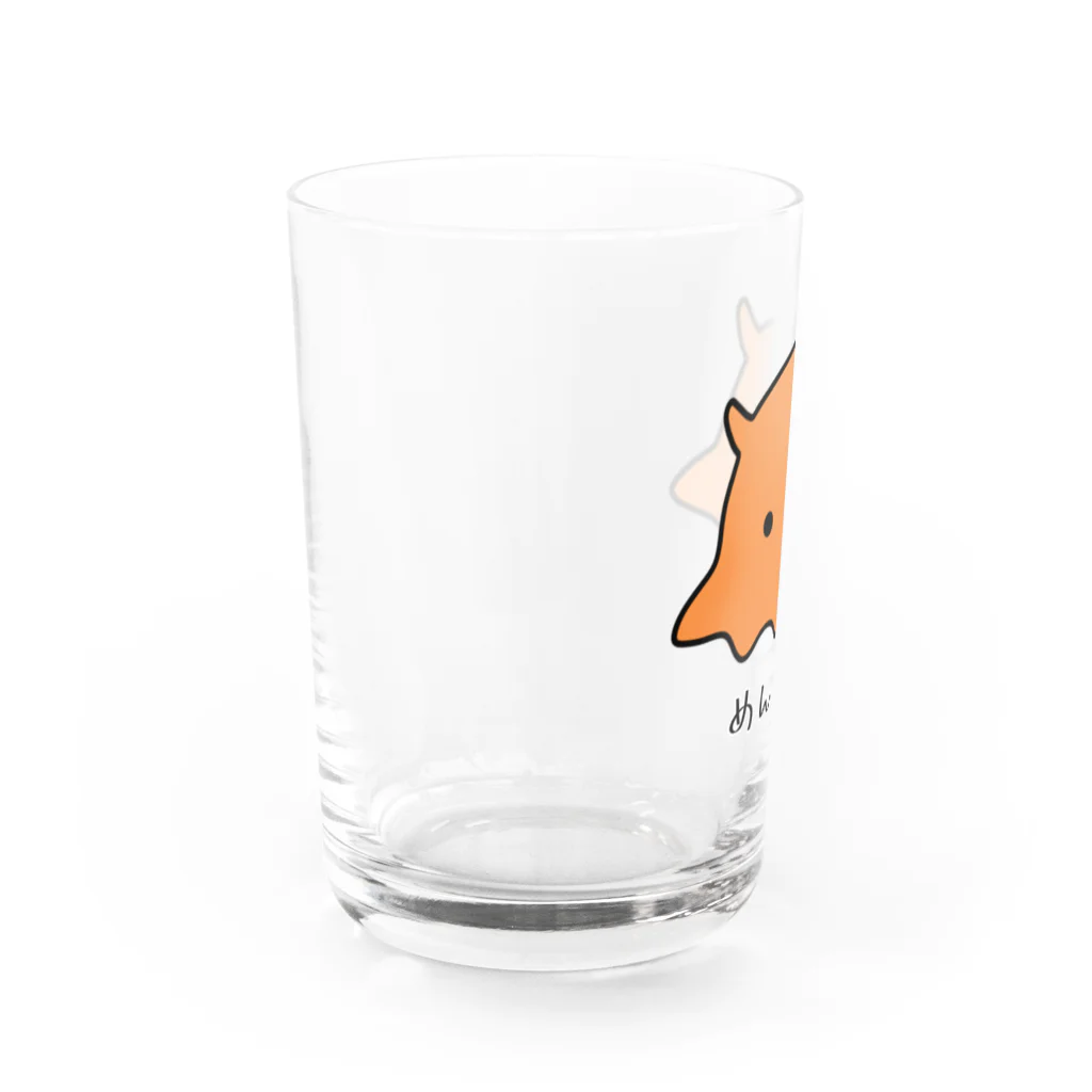 雑草🌱のシンプルなメンダコ Water Glass :left
