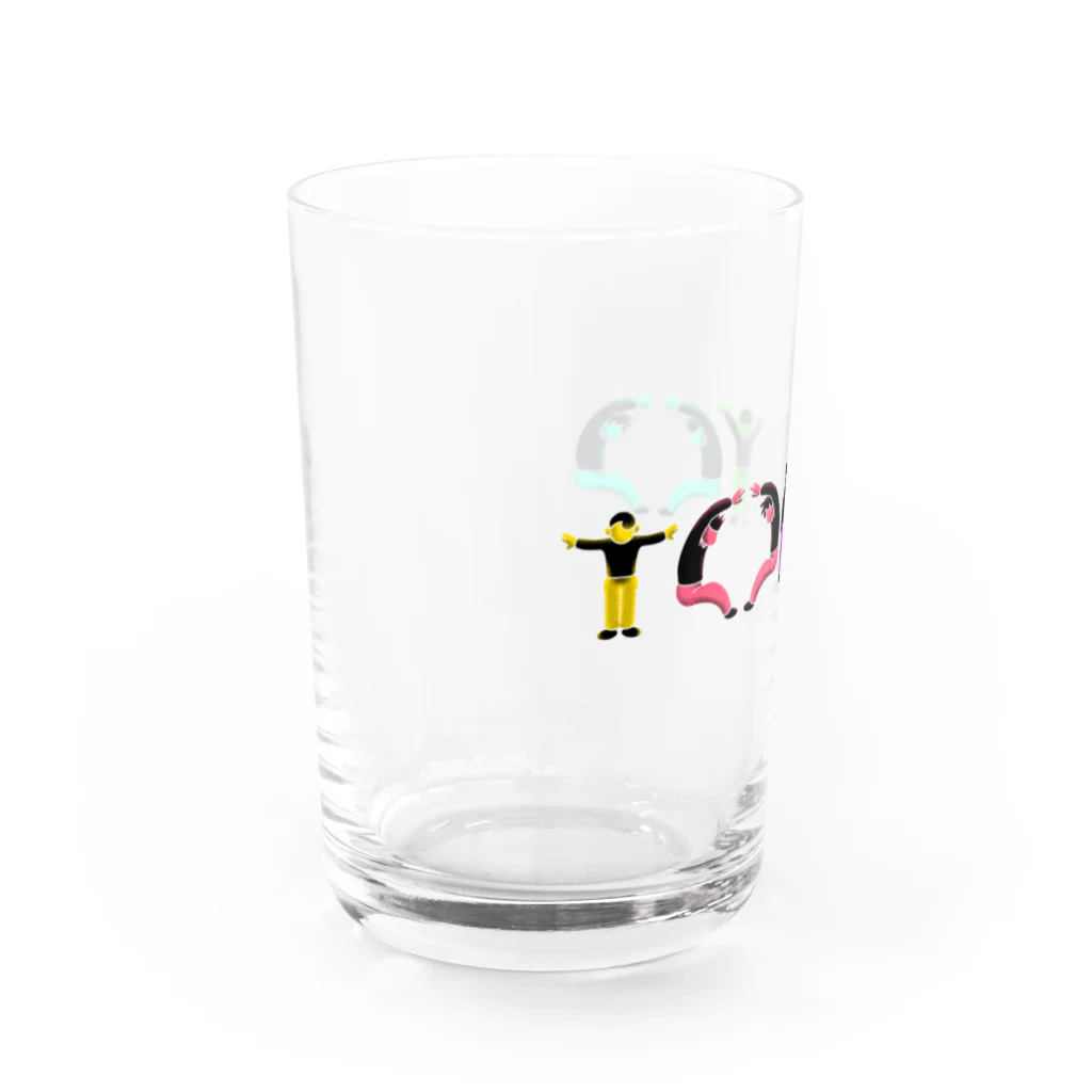 にしだまさひろのTOKYO boy Water Glass :left