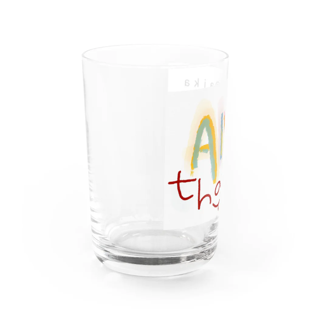 ©︎aikaの【数量限定】Always thank youグラス Water Glass :left