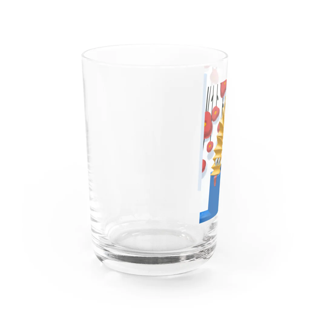 オアシス展のおさんぽくん Water Glass :left