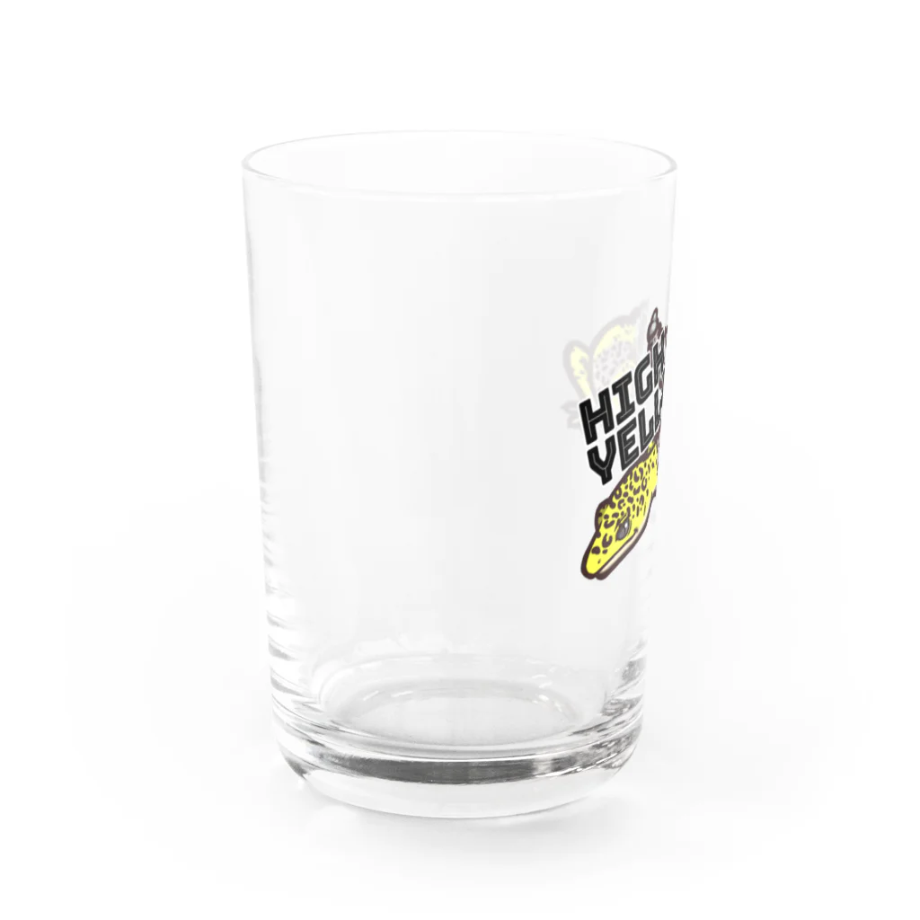 8269-HONEY ROCK-のレオパ(HIGH YELLOW) Water Glass :left