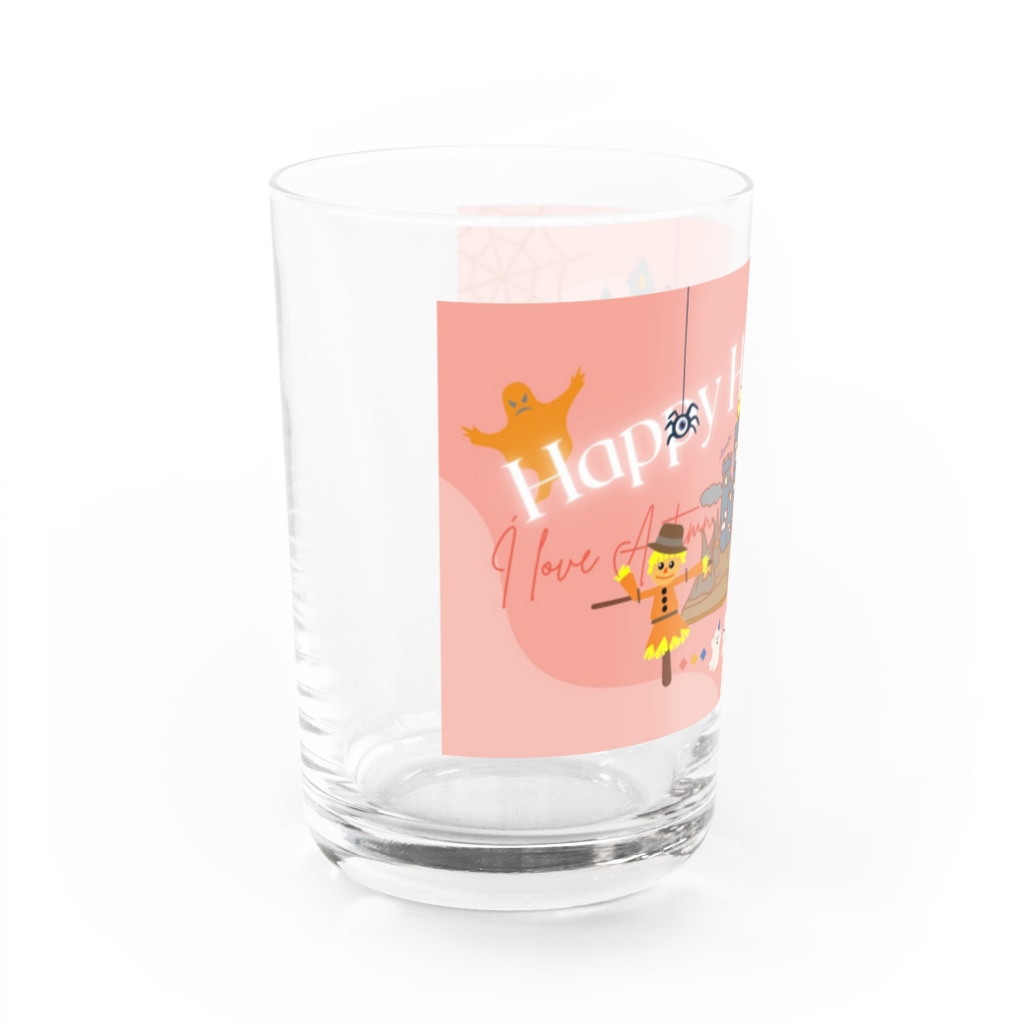 𝙈𝙊𝙈𝙊'𝙨 𝙎𝙝𝙤𝙥のHappy Halloween Water Glass :left