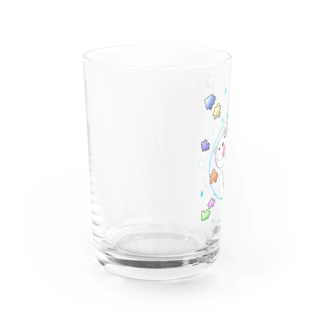 劇団・ハグハグ共和国Shopの天穹のハグにゃん Water Glass :left