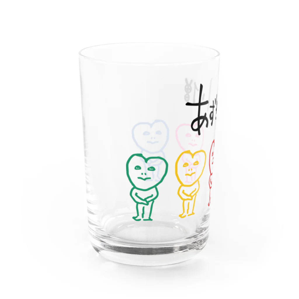 あずき小僧屋さんのあずき小僧（戦隊）① Water Glass :left