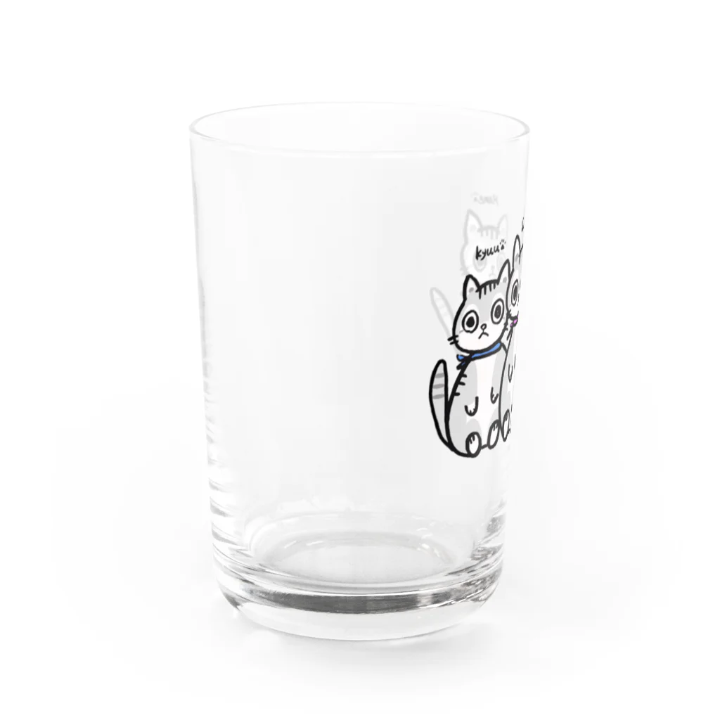 『ご飯屋CAFEネコチャンチ』のご飯屋CAFEネコチャンチ3猫ちゃん Water Glass :left
