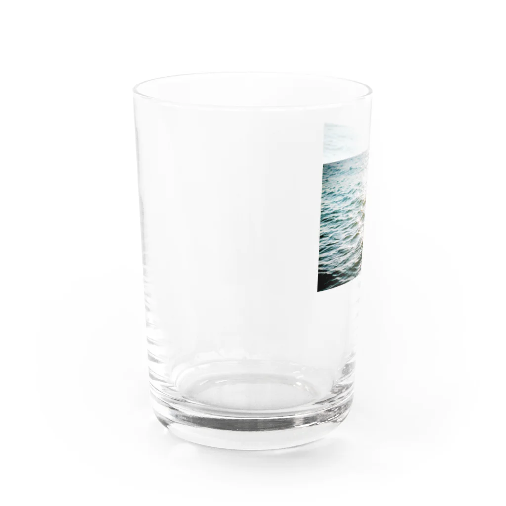 さんかくのかたちときろくのキラキラ　カガヤク Water Glass :left