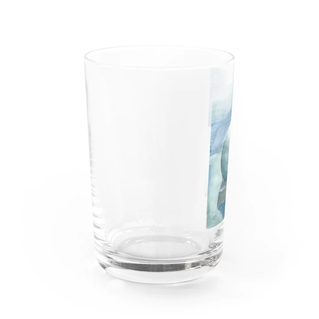 kaigaka1nennの海 Water Glass :left