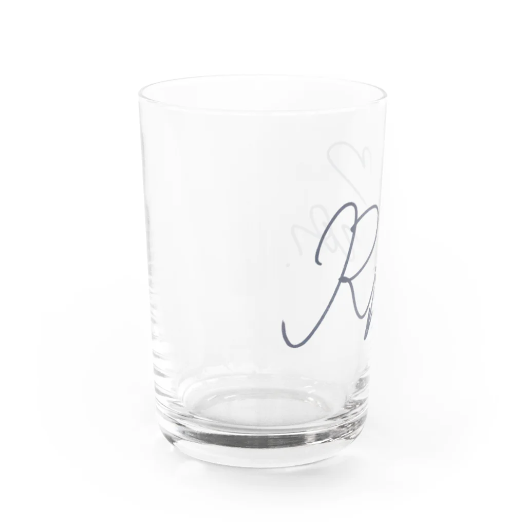 アキバワンダフルボックスの駒形梨乃グラス Water Glass :left