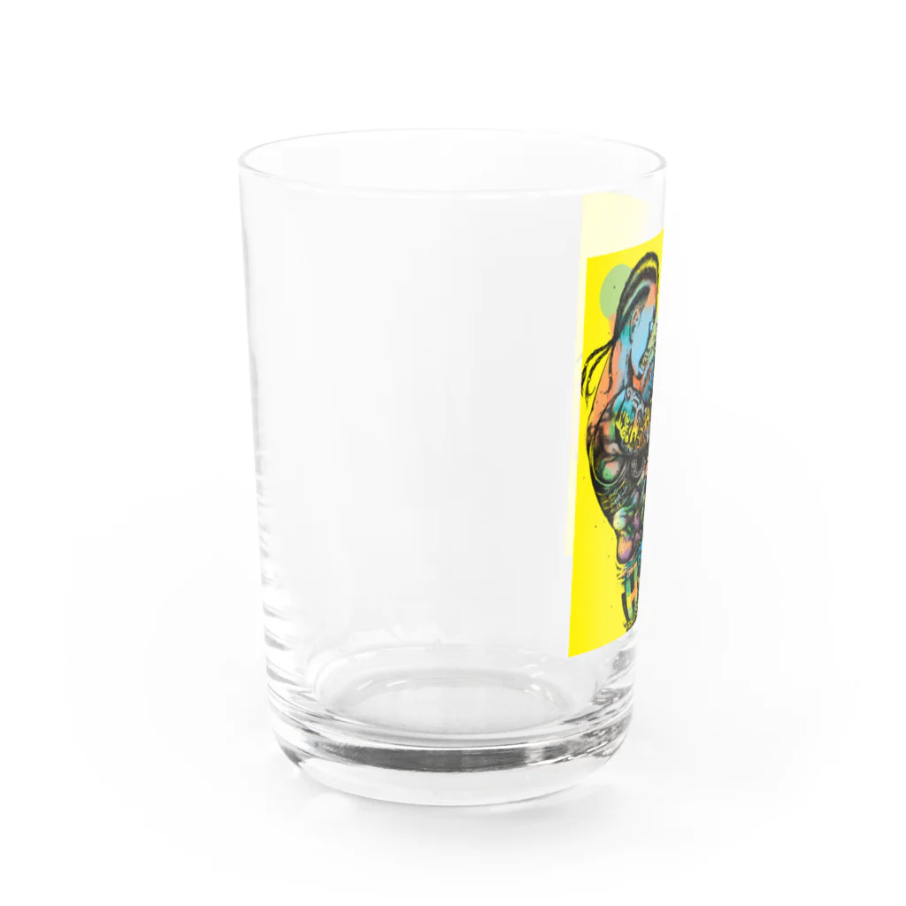 月が輝くこんな夜にの膝 Water Glass :left