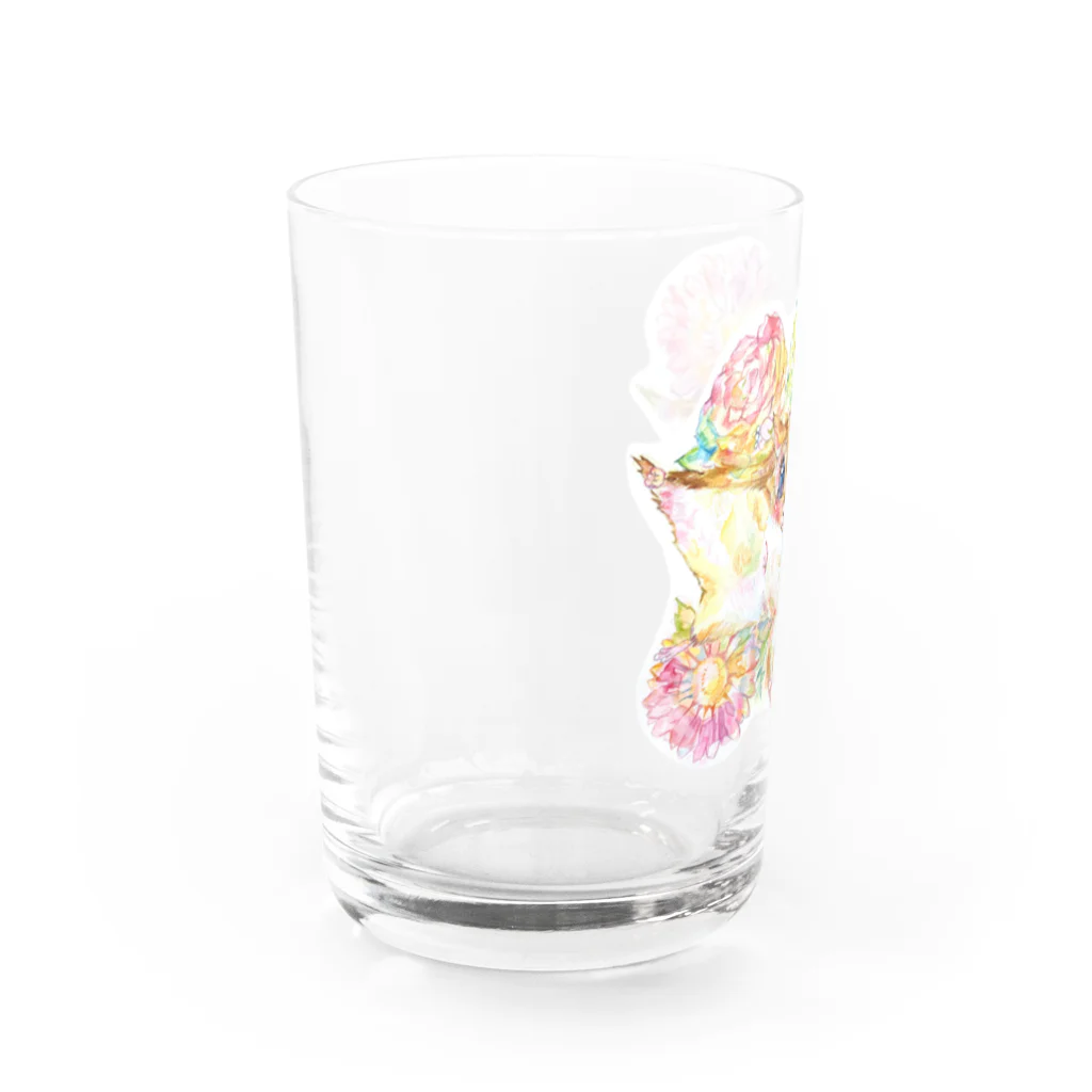 えだのにわのJUMP！ Water Glass :left