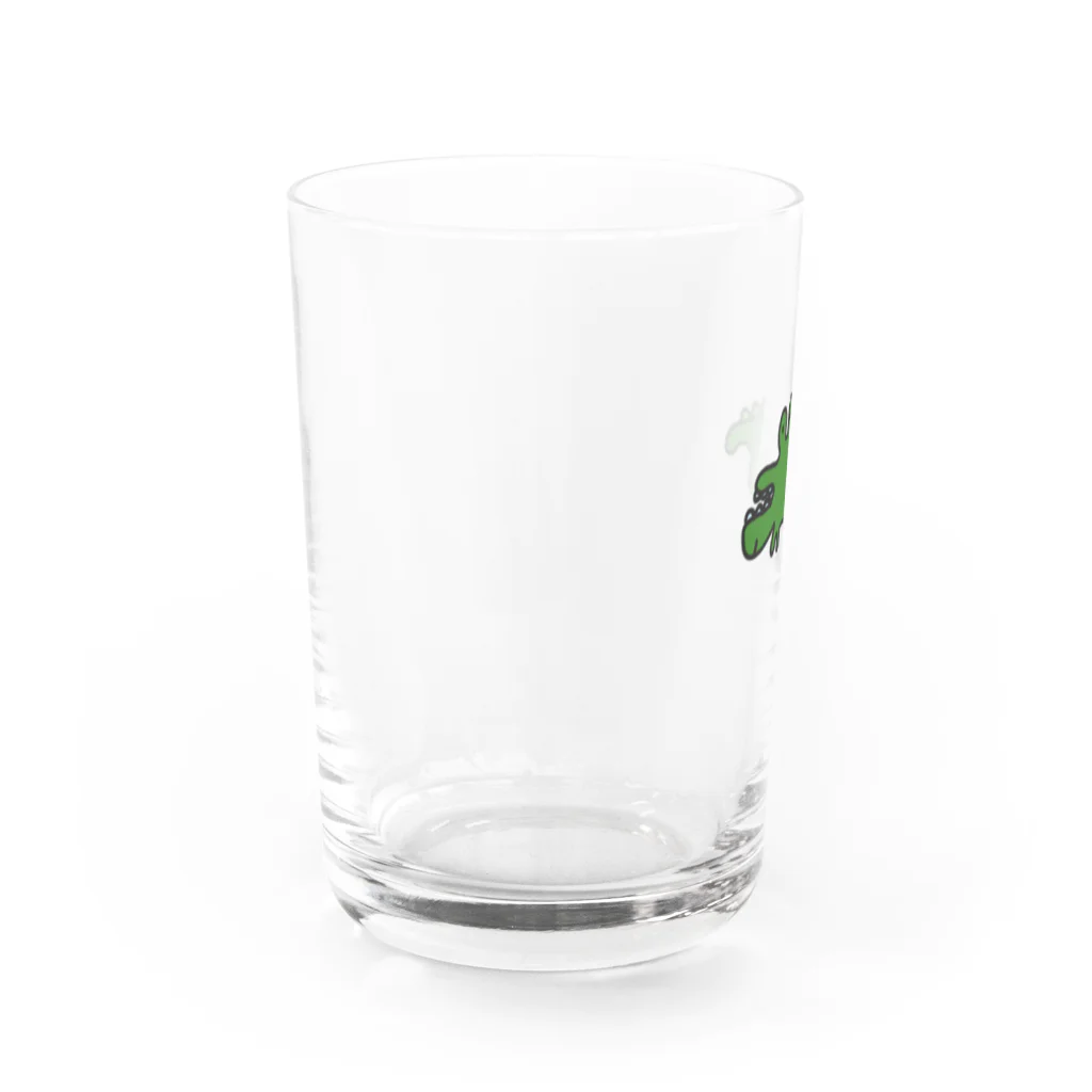 ヨリサダ商会のわにのジェイコブ Water Glass :left