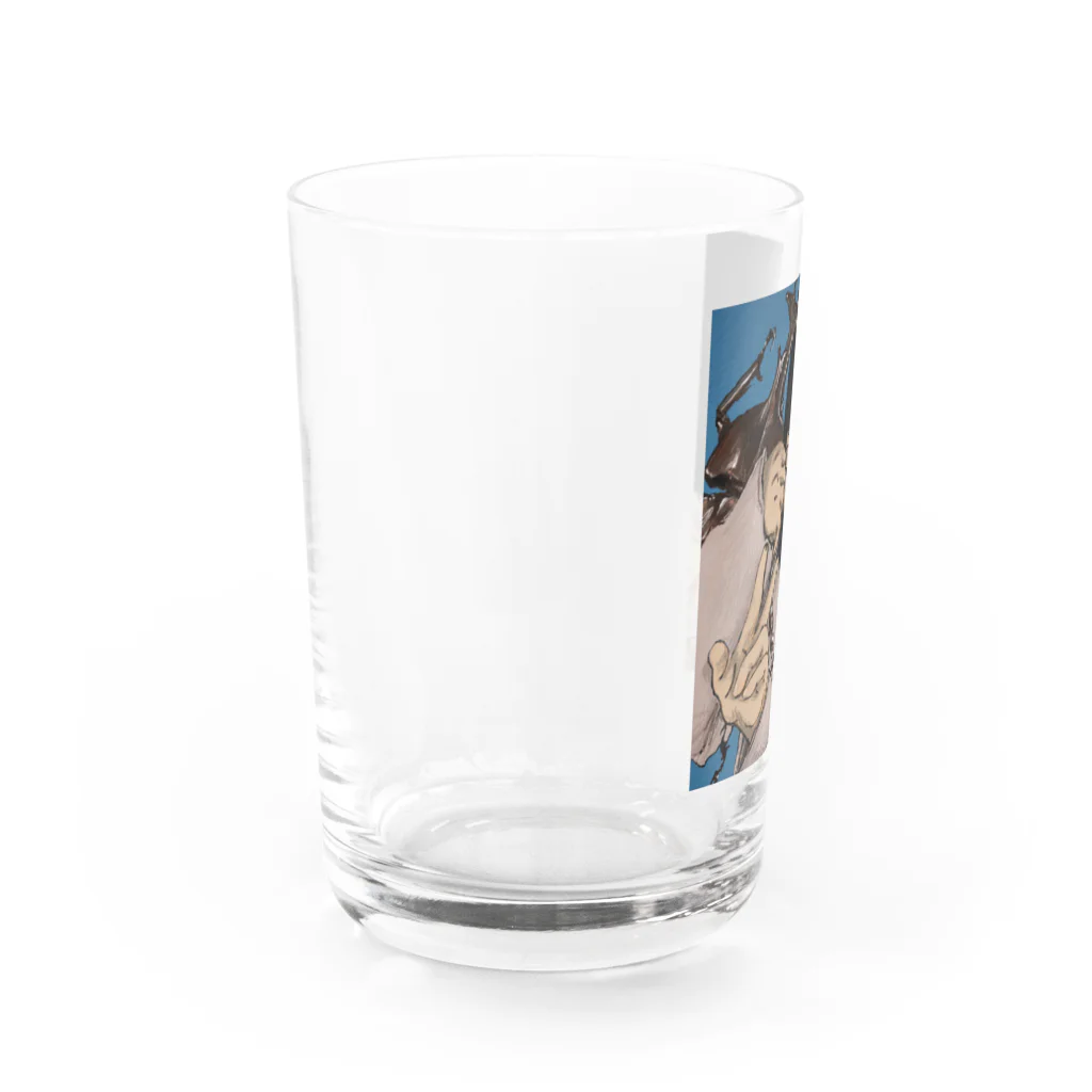 8月の一生友だち(^_^)v Water Glass :left