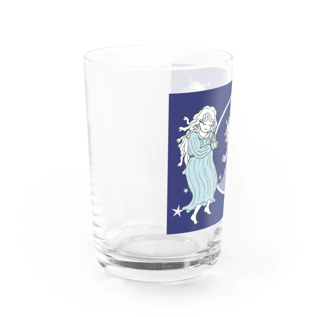 杜の魚のおやすみメデューサ Water Glass :left