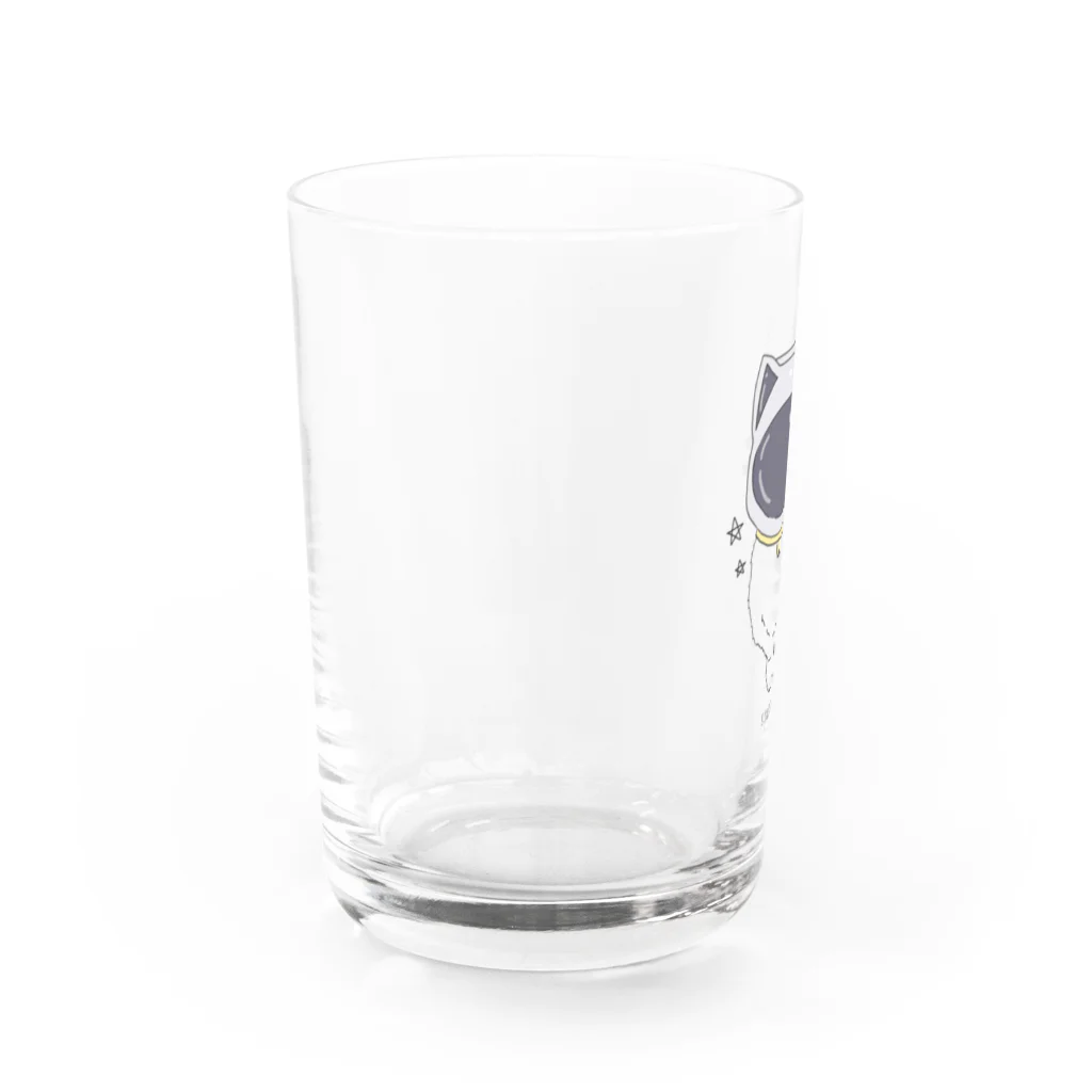 amemugi（あめむぎ）の宇宙ねこ。 Water Glass :left