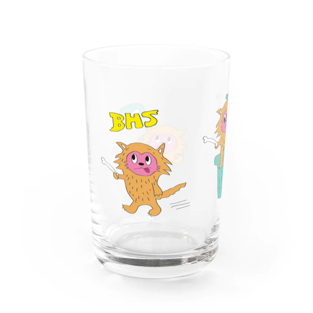 文字８フレッシュ！のBHS glass Water Glass :left