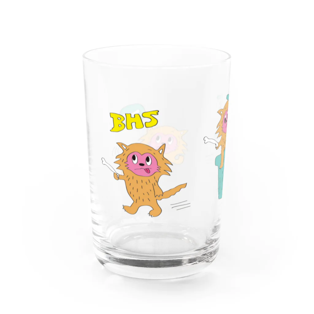 文字８フレッシュ！のBHS glass グラス左面