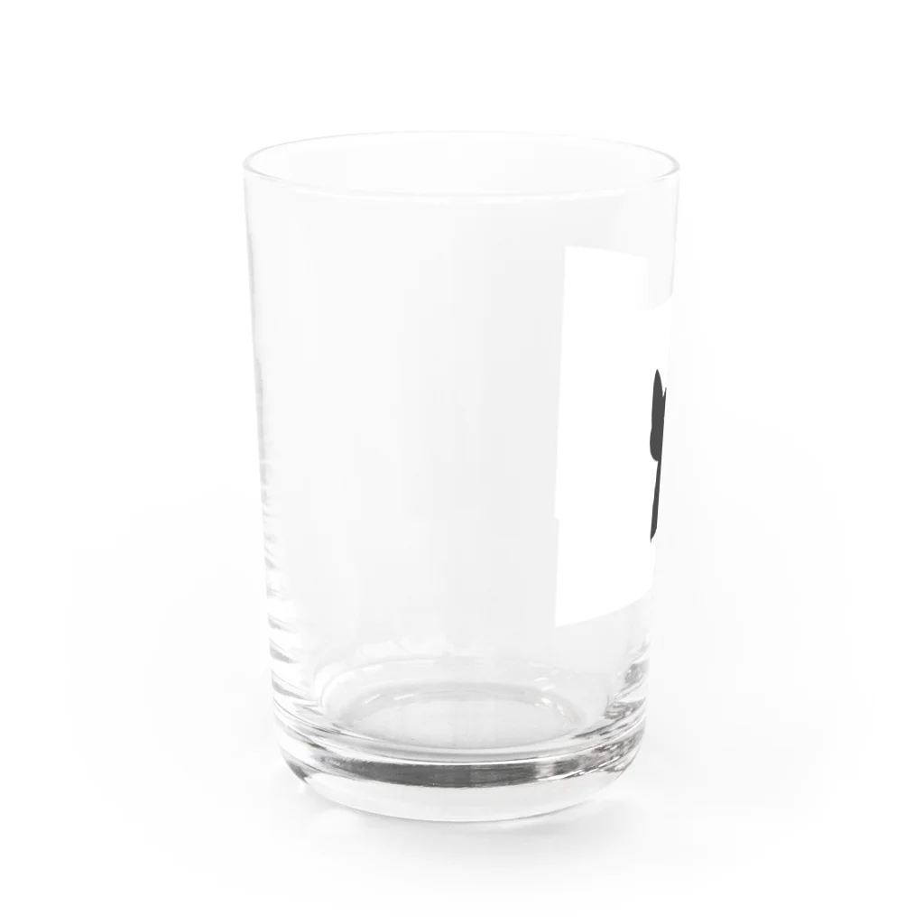 りんのおえかきのくろねこ Water Glass :left