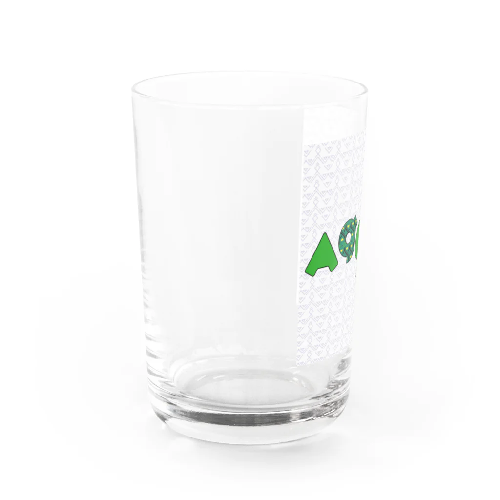 あ̷げ̷は̷1̷9̷8̷0̷のAGEHAオリジナルロゴ Water Glass :left