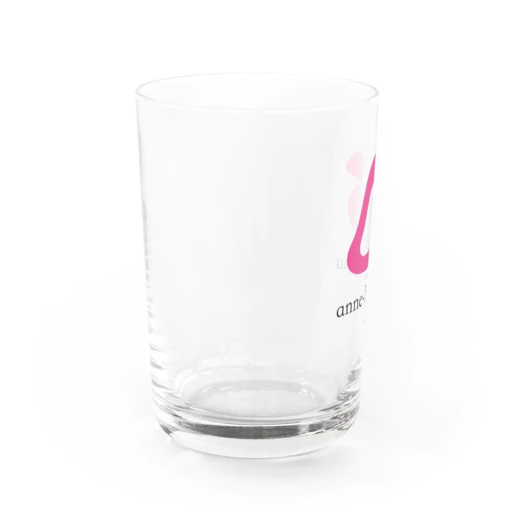 anne-li-gatouのロゴグッズ Water Glass :left