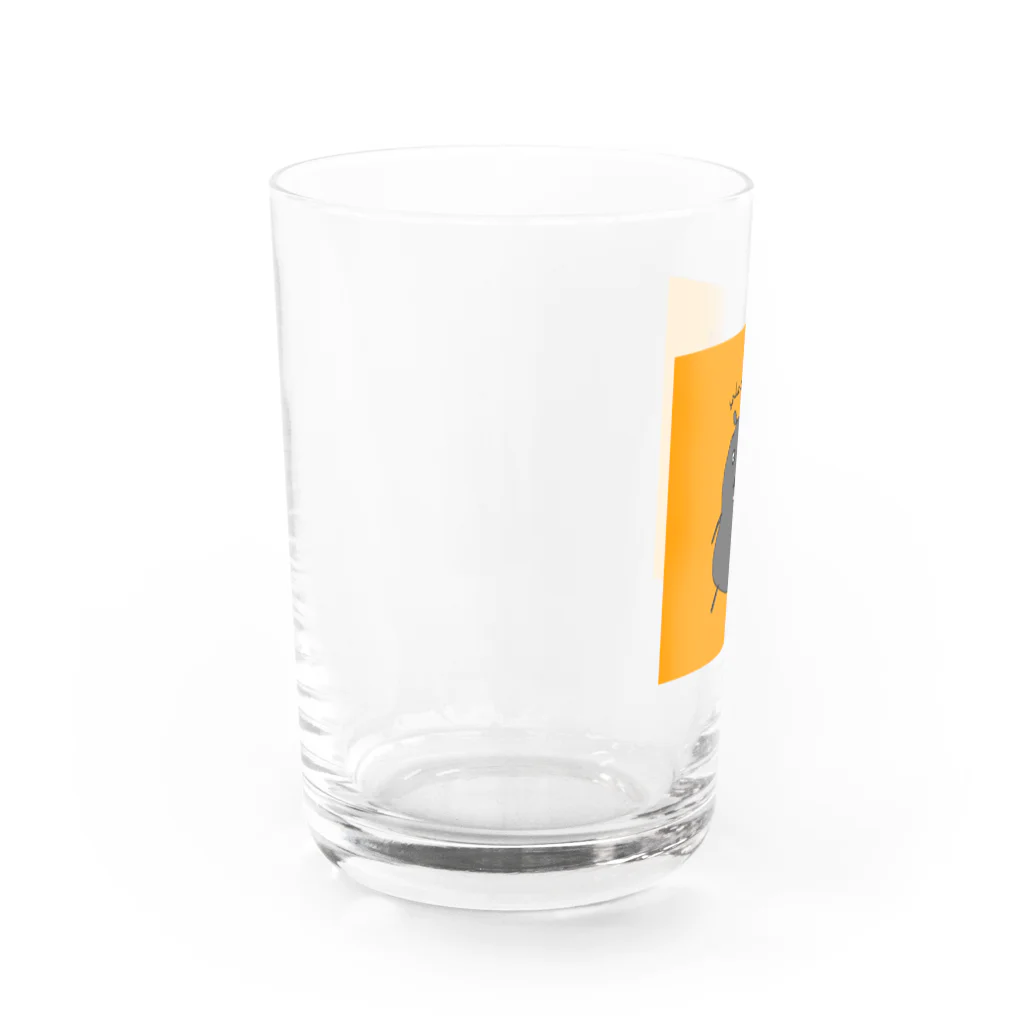 くるみちゃんのゴキブリやさんの仕事を辞めたいモルモット Water Glass :left