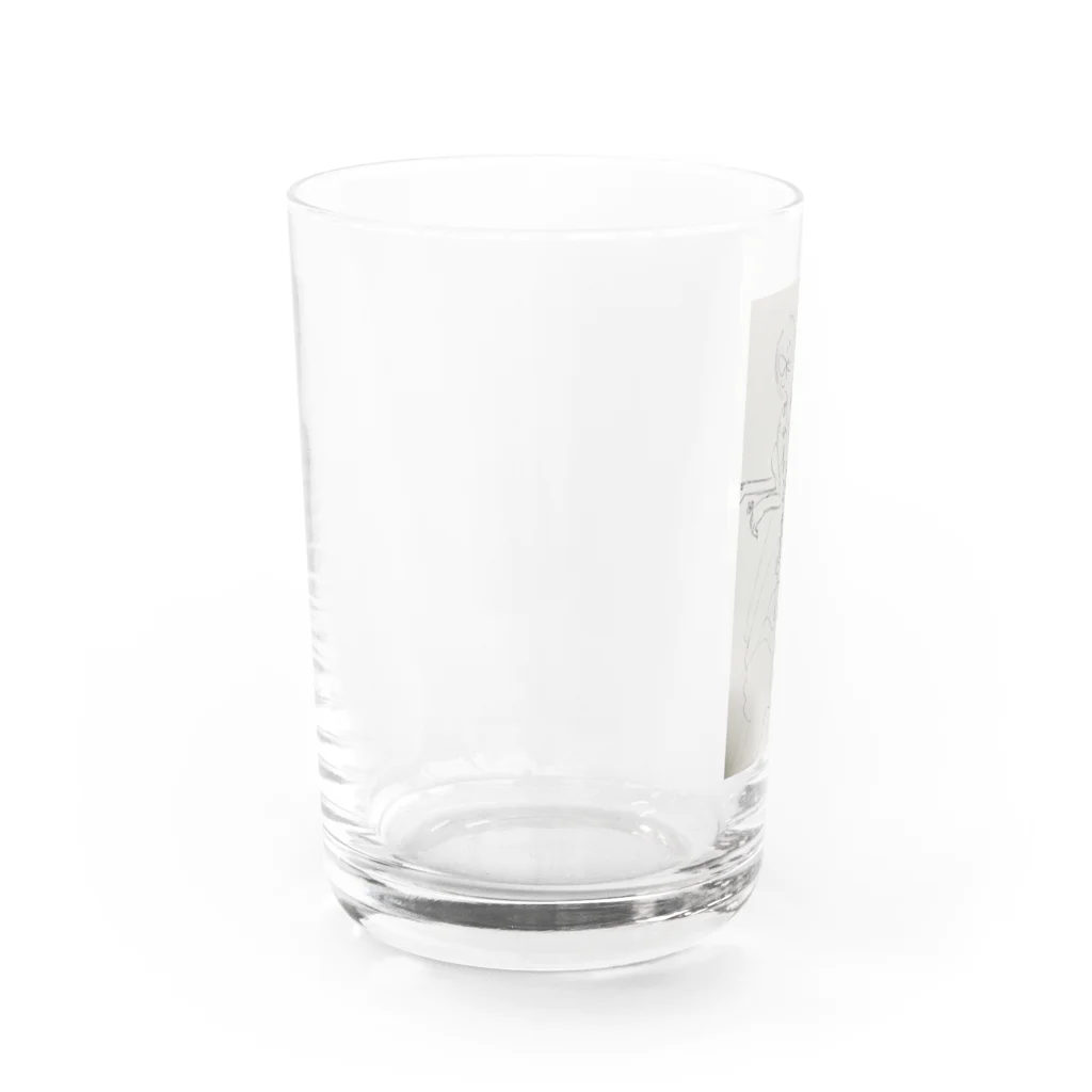 honey bunnyのドレス 、後ろ姿 Water Glass :left