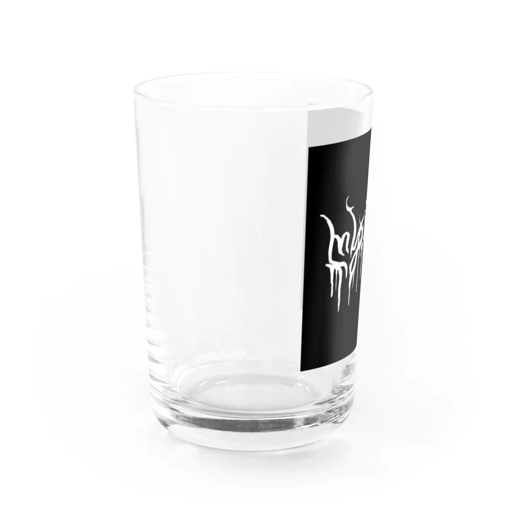 ゆあたんshopのゆあたんデスコアロゴシリーズ Water Glass :left