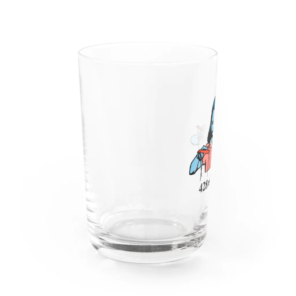 SHOP428の女ロゴT Water Glass :left