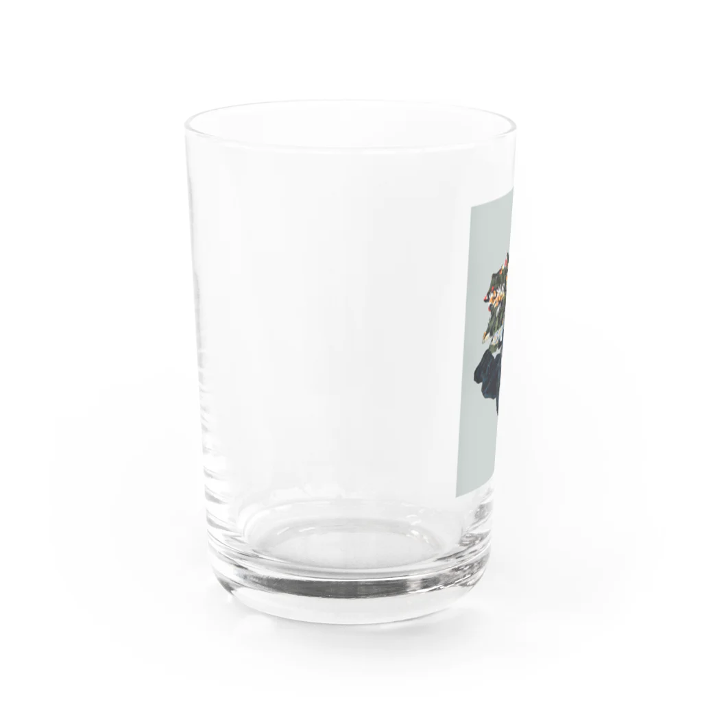 にくまん子の殻_背景 Water Glass :left