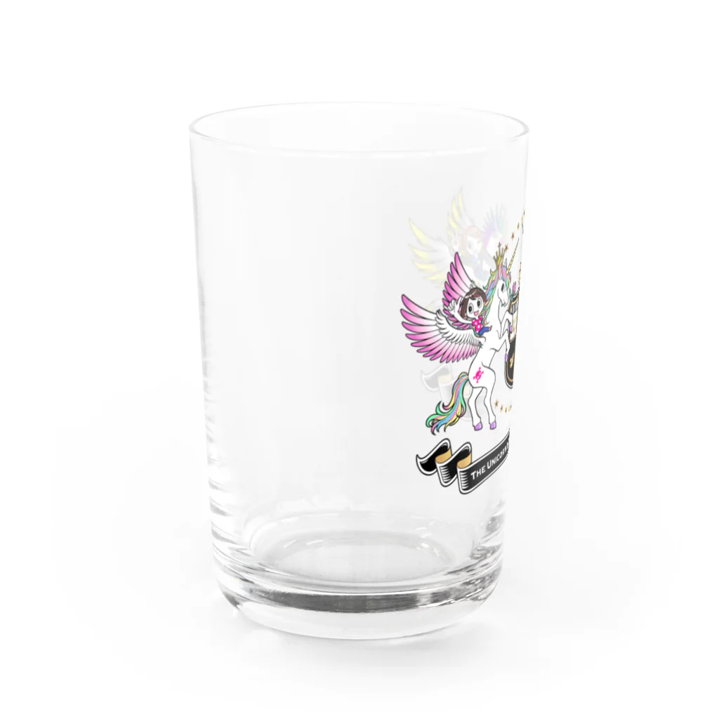 7IRO GLAMOUROUSの『ユニコーンとあばれ馬！』オリジナルグラス☆ Water Glass :left