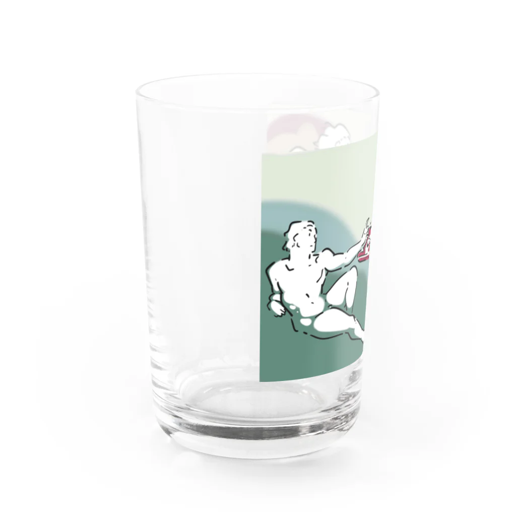 山形屋米店のアダムの創造SNKRS Water Glass :left