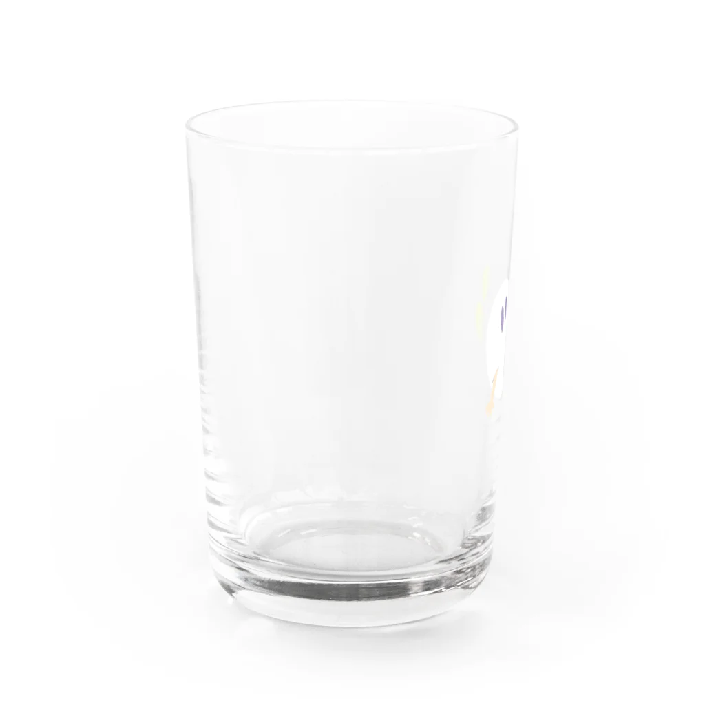 CHIMNEY雑貨店のおすわり二頭身おばけ Water Glass :left