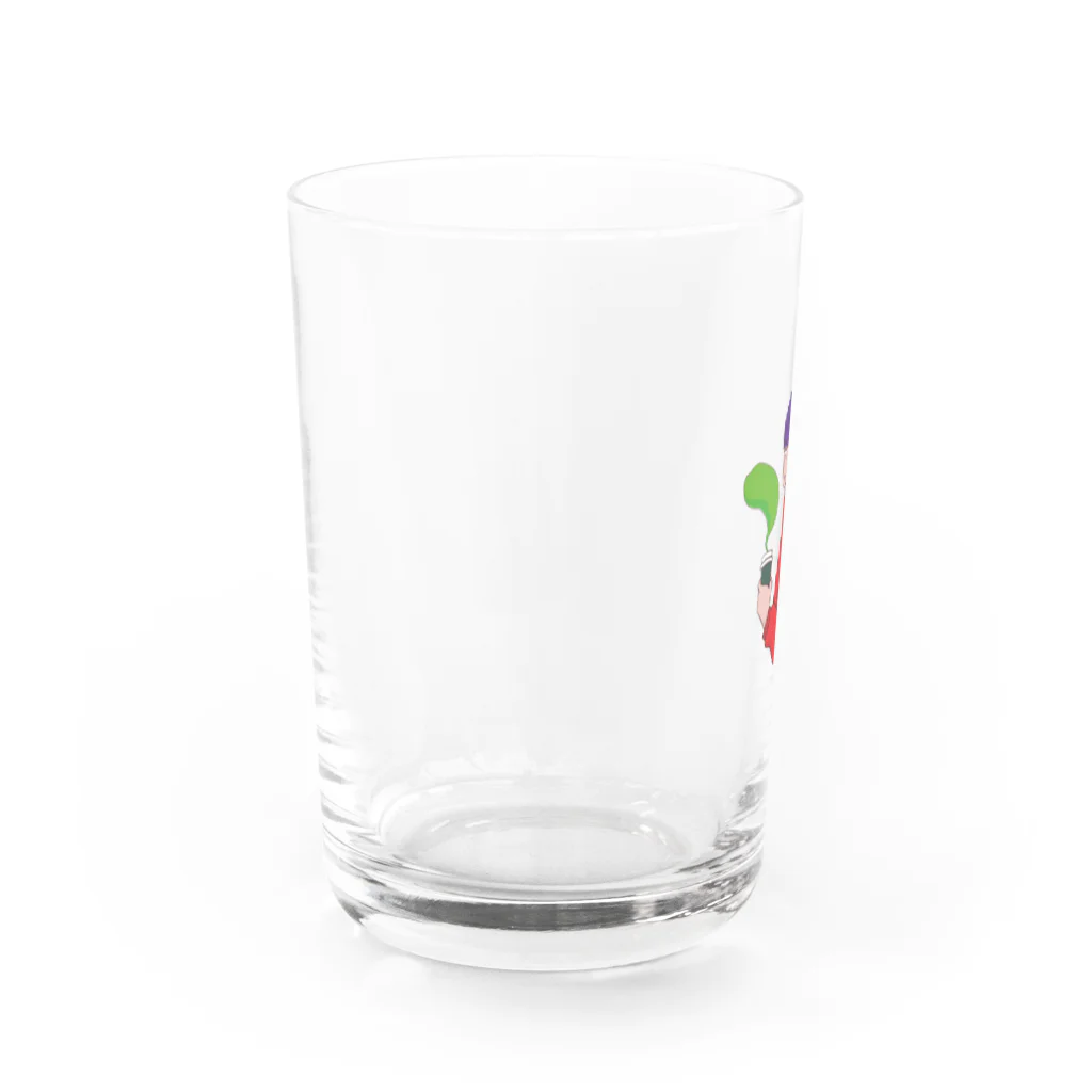 ノブとバイオとグッズのコップ〜ワクチンver. Water Glass :left