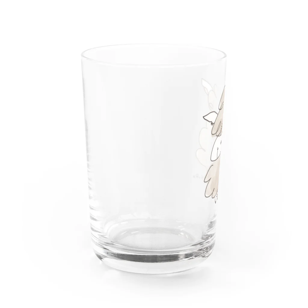 HOOBUKUROのゆる羊 Water Glass :left