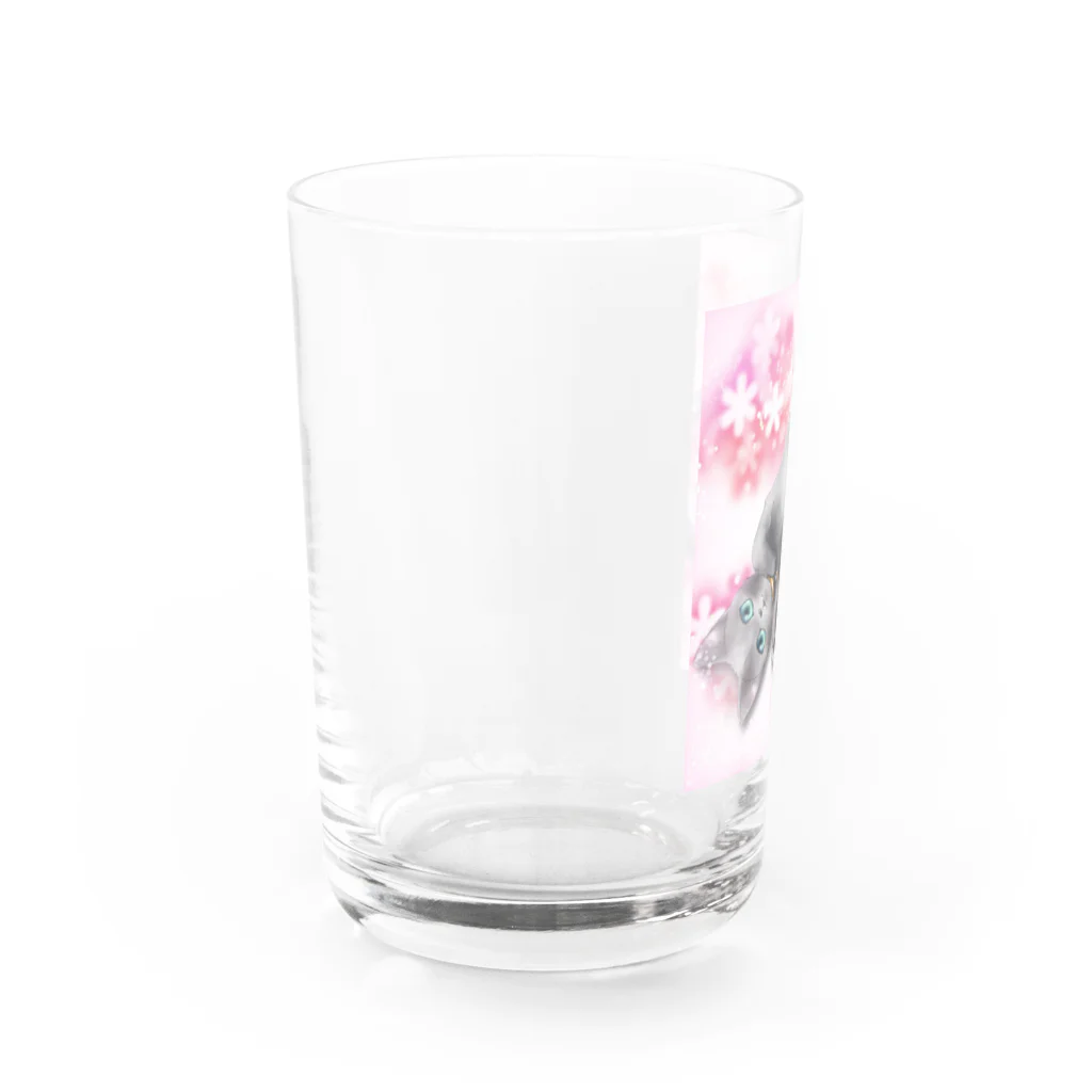 rin-mのロシアンブルー Water Glass :left