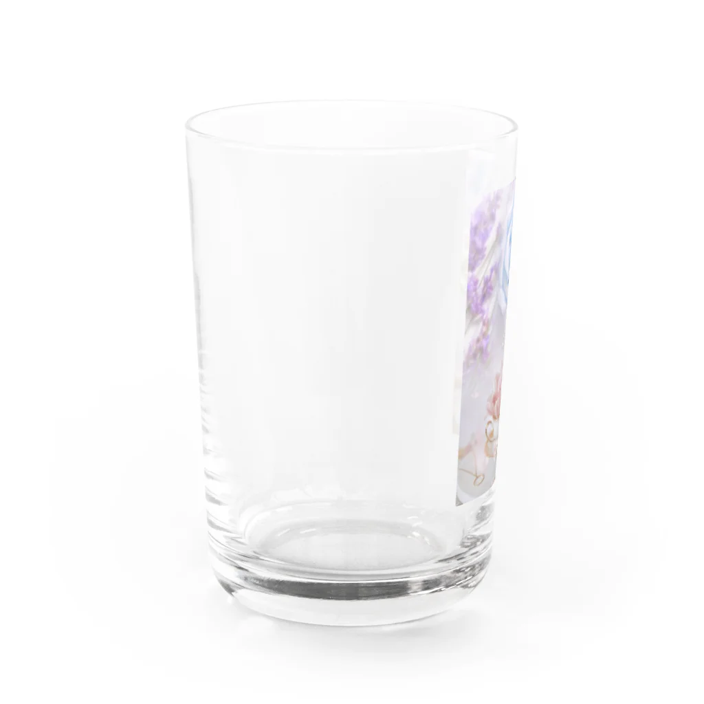 【ホラー専門店】ジルショップの上品な花々 Water Glass :left